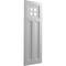 Ekena Millwork True Fit PVC San Antonio Mission Style Fixed Mount Shutters, Primed, 12"W x 79"H TFP001ST12X079PR - alternate 5